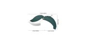Multifunction Stainless Steel Leaf Shape Folding Pocket Knife Fruit Camping