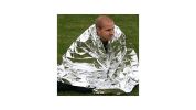 Windproof Emergency Thermal Blanket Waterproof Survive First Aid Kit For