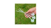 Heavy Duty Tent Stakes and Ground Nails for Camping - 8pcs Glowing Pegs