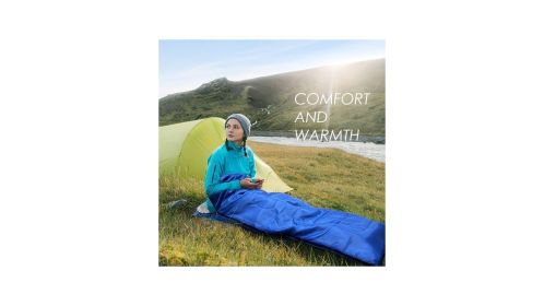Outdoor Camping Sleeping Bag Thickened Adult Hollow Cotton Winter Sleeping Bag