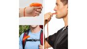 Survival Safety Whistle with Reflective Lanyard for Emergency Use