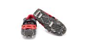 Outdoor 16 tooth Ice Claw Red Rubber Leather 201 Steel Chain and 304 Steel Claw