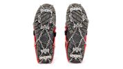 Outdoor 16 tooth Ice Claw Red Rubber Leather 201 Steel Chain and 304 Steel Claw