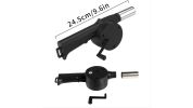 1 pc BBQ Fan Air Blower Fast Fire Starter Portable Hand Crank Bellows
