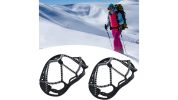 1 pair Traction Cleats Iron Chain Anti-skid Shoe Cover for Climbing & Hiking