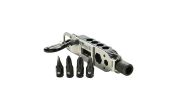 Multifunctional Keychain Tool Kit with LED Flashlight and Bottle Opener