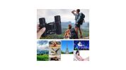 1 pc HD Binoculars Outdoor Pocket Mini Folding Telescope for Hunting & Sports