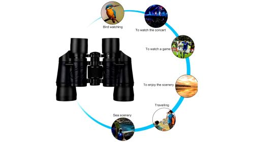 High-Power Binoculars with Night Vision – Compact HD Optics for Outdoors