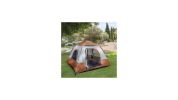 Spring Quick Opening Four-Person Family Tent, Brown 