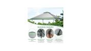 13 × 13 Feet Pop-Up Patio Canopy Tent with Shelter & Wheeled Bag