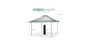 13 × 13 Feet Pop-Up Patio Canopy Tent with Shelter & Wheeled Bag