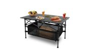 Folding Camping Table Portable Lightweight Aluminum Roll-up Picnic BBQ Desk