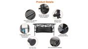 Folding Camping Table Portable Lightweight Aluminum Roll-up Picnic BBQ Desk