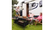 Folding Camping Table Portable Lightweight Aluminum Roll-up Picnic BBQ Desk