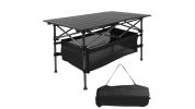 Folding Camping Table Portable Lightweight Aluminum Roll-up Picnic BBQ Desk