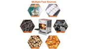 Portable Backpacking Stove for Camping Hiking Picnic BBQ Outdoor Cooker Folding