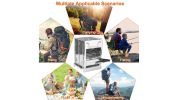Portable Backpacking Stove for Camping Hiking Picnic BBQ Outdoor Cooker Folding