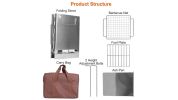 Portable Backpacking Stove for Camping Hiking Picnic BBQ Outdoor Cooker Folding