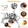 Powerful Portable Gas Stove for Camping with 4000W Foldable Design