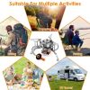 Powerful Portable Gas Stove for Camping with 4000W Foldable Design