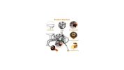 Powerful Portable Gas Stove for Camping with 4000W Foldable Design