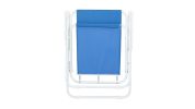 Oxford Cloth Iron Outdoor Beach Chair Blue
