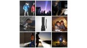 LED Rechargeable Flashlight Zoomable Aluminum Alloy Flashlight Torch