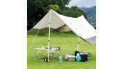 Telescoping Aluminum Tarp Poles for Adjustable Awning Setup