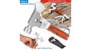 Outdoor Survival Multitool 7in1 Folding Multifunctional Axe Hammer Plier Knife