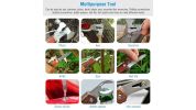 Outdoor Survival Multitool 7in1 Folding Multifunctional Axe Hammer Plier Knife