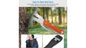 Outdoor Survival Multitool 7in1 Folding Multifunctional Axe Hammer Plier Knife