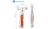 Outdoor Survival Multitool 7in1 Folding Multifunctional Axe Hammer Plier Knife