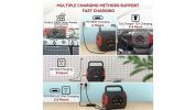 GOFORT 320W Portable Power Station 292Wh Wireless Charger 15W PD 100W and 100W