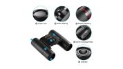 Binoculars 30 x 60 Zoom Travel Compact Folding Telescope Hunting Day Night