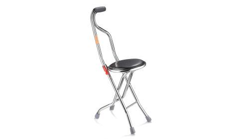 Walking Stick with Seat Copper