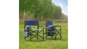 Lightweight Oversized Directors Chair with Storage Pockets for Camping