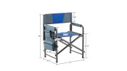 Lightweight Oversized Directors Chair with Storage Pockets for Camping