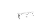 Portable Picnic Folding Bench with Carrying Handle - 6 Feet Long