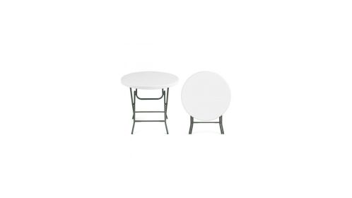Round Foldable Lightweight Table for Camping and Picnics