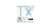 Round Foldable Lightweight Table for Camping and Picnics