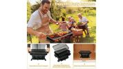 Cast Iron Tabletop Bbq Grill Stove For Camping And Picnics