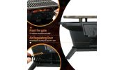 Cast Iron Tabletop Bbq Grill Stove For Camping And Picnics