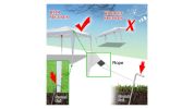 Waterproof Folding Tent with Carry Bag, 20''x10'' 