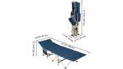 Portable Cot Blue