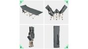 Portable Cot Gray
