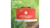 Small First Aid Kit for Car Office 121 Pieces Sturdy Red EVA Travel First Aid