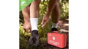 Small First Aid Kit for Car Office 121 Pieces Sturdy Red EVA Travel First Aid
