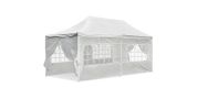 10 × 20 ft EZ Pop Up Canopy Folding-White for Outdoor Events