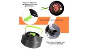 16 pcs Camping Cooking Ware Set with Aluminum Pot, Pan & Kettle 