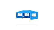 Large 10' x 20' Gazebo Canopy Party Tent with 4 Removable Window Side
